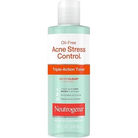 Neutrogena Oil-Free Acne Stress Control Triple Action Toner 8 oz (10 Pack)