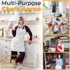 Discounted Cleaning Supplies Chefs Apron Professional Quality Blue & White