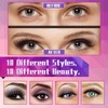 Magnetic Eyelashes with Eyeliner Kit- 10 Pairs Premium 3D Natural