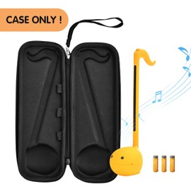 ProCase Carrying Case for Otamatone Japanese Electronic Musical Instrument Portable Synthesizer, Storage Organizer Holder for Kids Child Regular Size Instrument Music Toy Accessories -Black