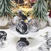 Christmas Ball Ornaments Set 20 pcs Multi-Size Shatterproof Clear Glitter
