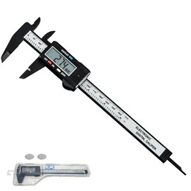 Hea HEA Digital Vernier Caliper, Electronic Calipers Measuring Tool with Large LCD Screen 150mm 0-6", Digital Micrometer with MM/Inch Unit Conversion, Auto-off