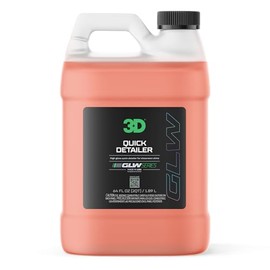 3D GLW Series Quick Detailer 64 oz - Spray On, Wipe Off Showroom Shine Detail Spray - Great for Light Dust, Fingerprints & Smudges - Safe on Paint, Wheels & Interior