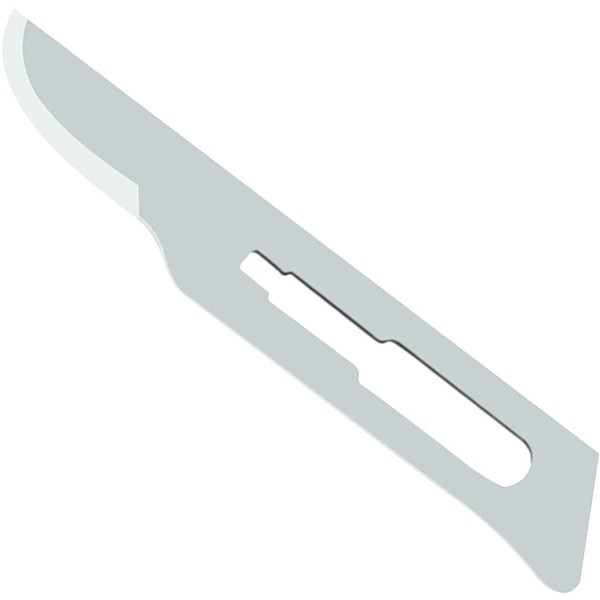 DEXSUR Scalpel Blades Sterile High Carbon Steel Dermablade, # 15