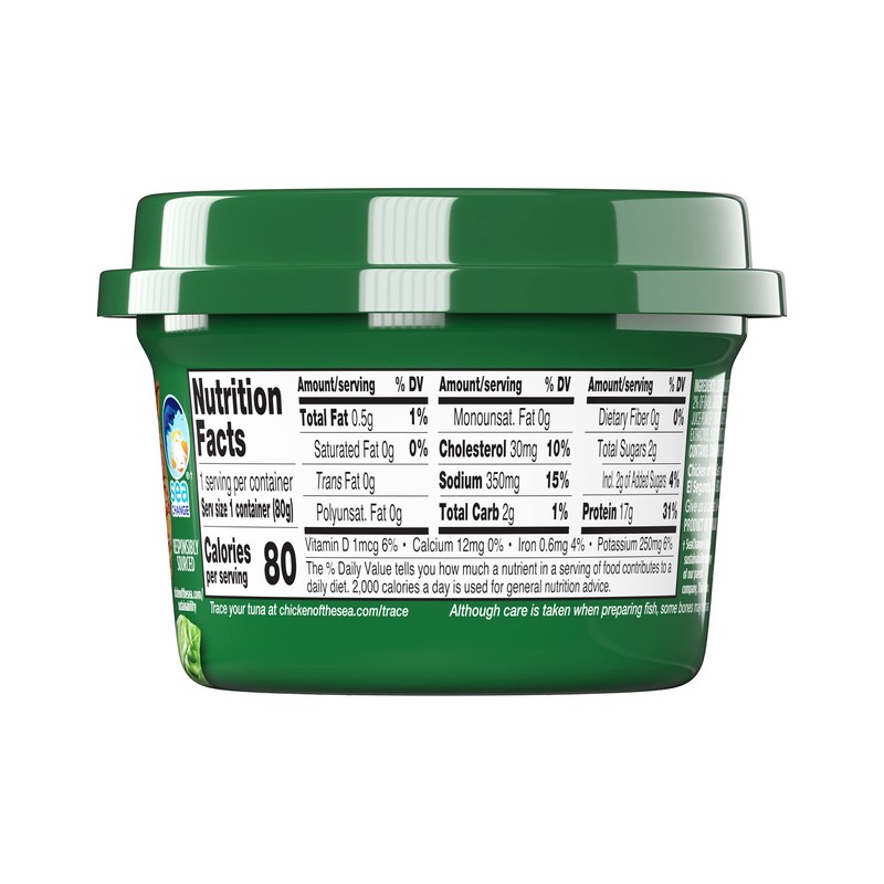 Chicken of the Sea Infusions Tuna, 2.8 Ounce Cups (Pack