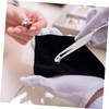 LALAFINA 1Set Jewelry Making Tweezers Stainless Tweezers for Grabbing Gems