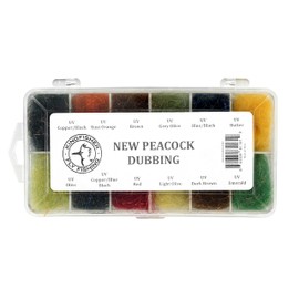 Kingfisher Fly Fishing New Peacock Fly Tying Dubbing Dispenser