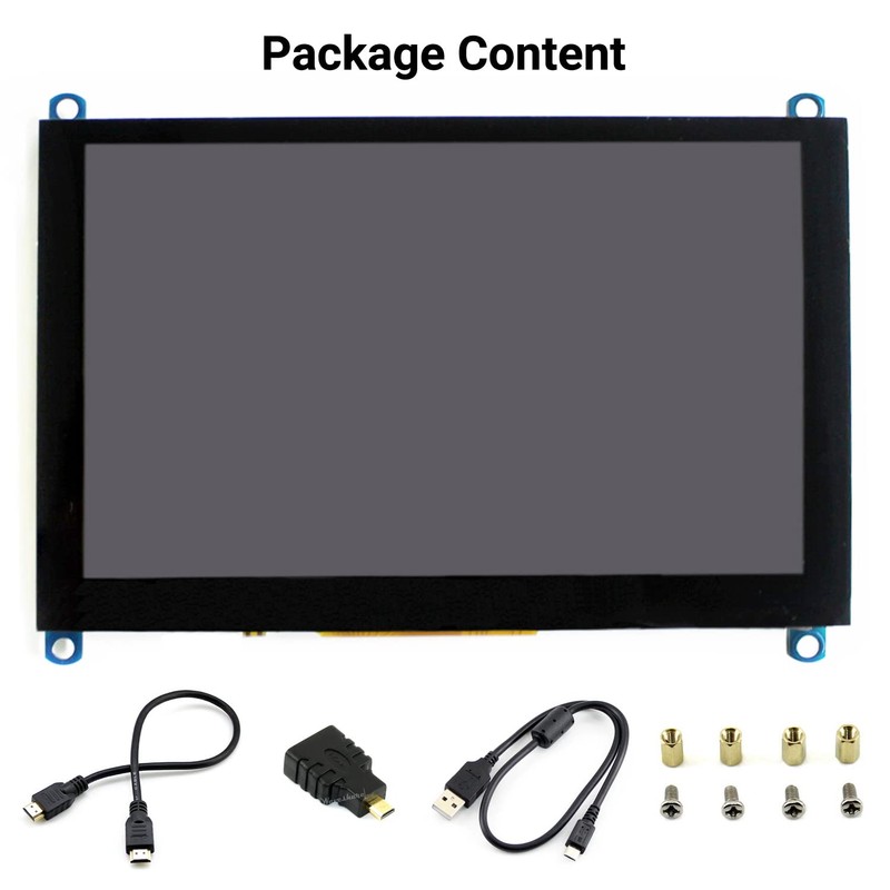 Waveshare 5 Inch HDMI Monitor Capacitive Touch Screen LCD 800x480