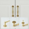 3 Pack Solid Brass Cabinet Pulls 5" Hole Center Drawer