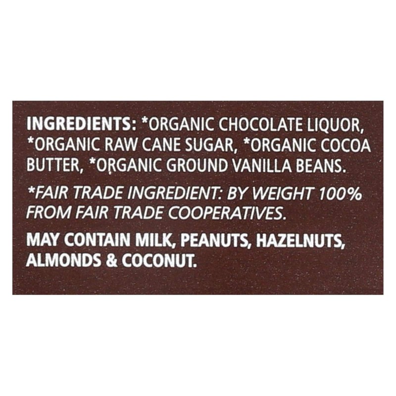 Equal Exchange Organic Extreme Dark Chocolate Bar, 2.8 Ounce (Pack