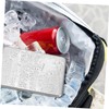 SUPVOX Stainless Steel Ice Pack for Coolers Rapid Freezing Ice