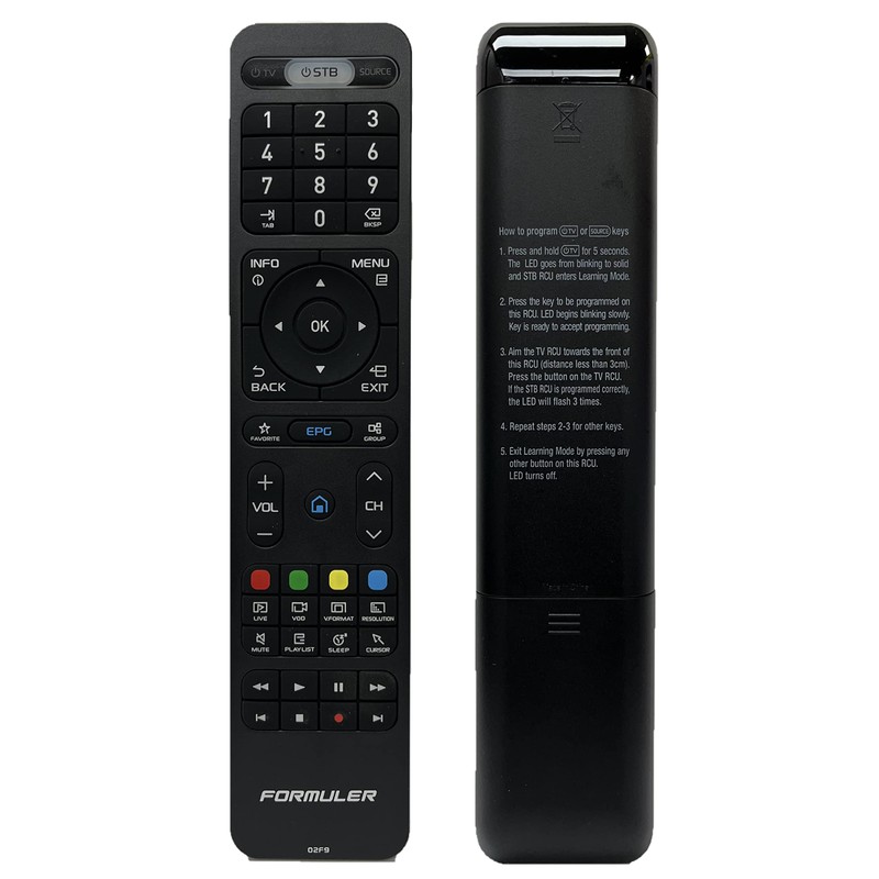 Formuler Long Remote | IR Smart Learning Control (Updated Version