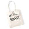 Flox Creative Happiness is bunnies tote bag