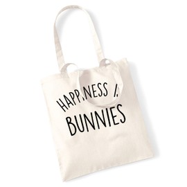 Flox Creative Happiness is bunnies tote bag