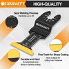 136 PCS Oscillating Tool Blade, Multi Tool Blades Kits with