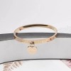 Deluxe Brazalete Doble Corazón Acero Inoxidable Día De Las Madres