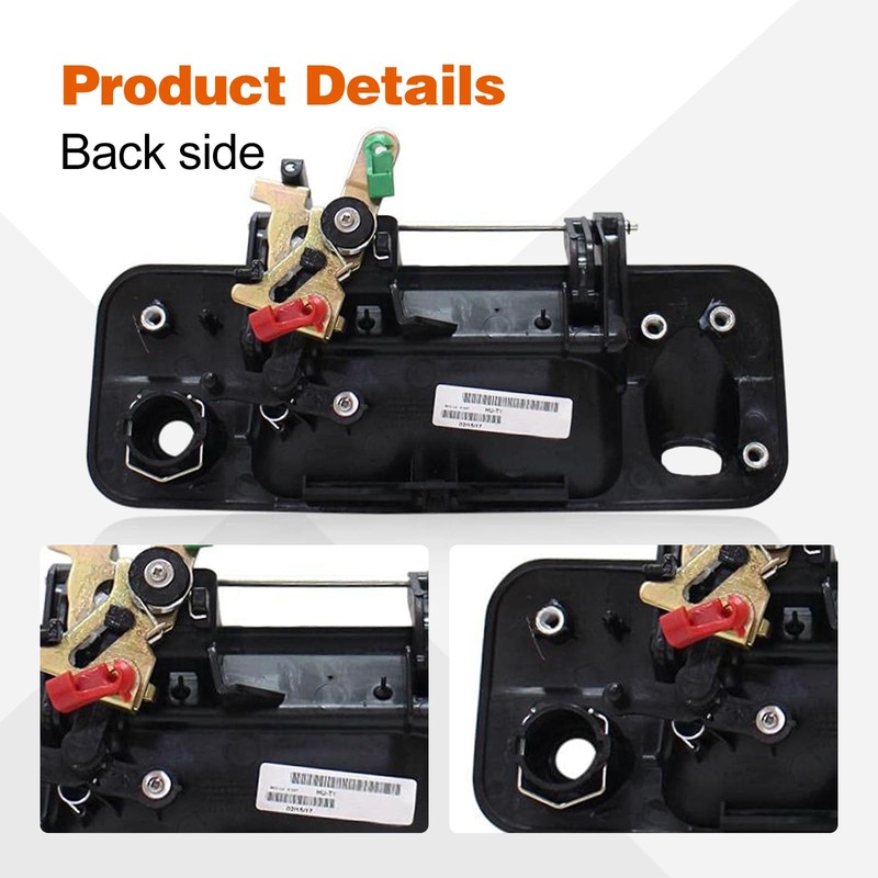 Perfit Liner Tailgate Handle Latch - with Keyhole & Camera