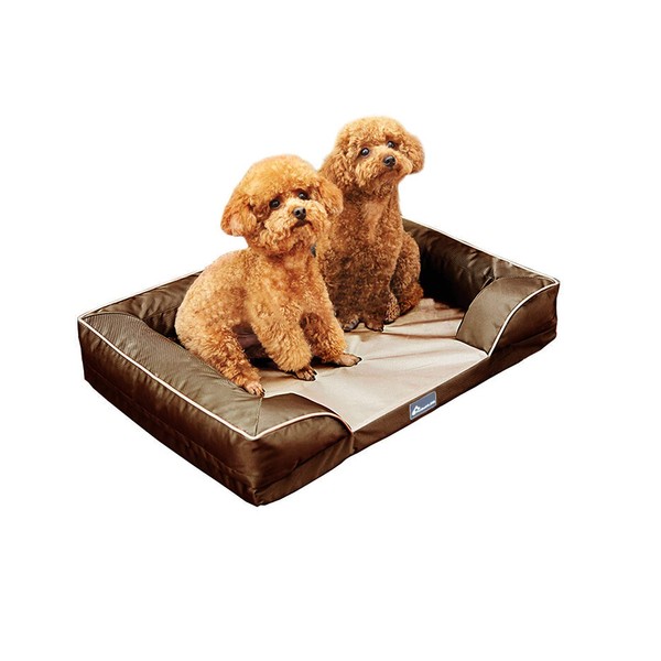 PetBed4Less Deluxe Dog Bed Sofa & Lounge w/Premium Orthopedic Memory