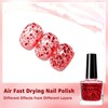 Jelly Nail Polish Set Dark Red Nail Polish Quick Air