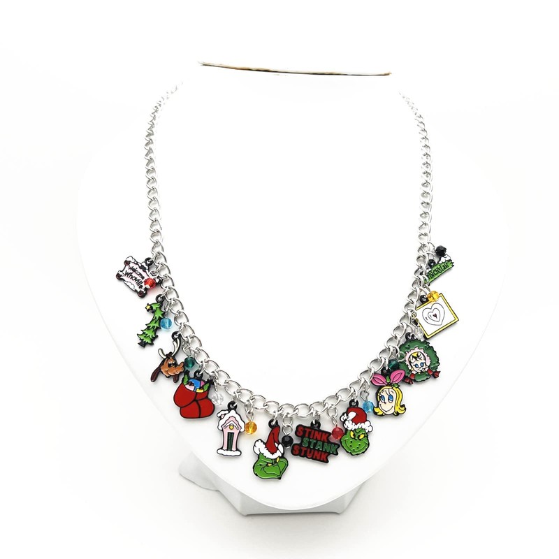 DreamWater Classic Christmas Charm Necklace