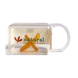 NATURAL RUBBER SOOTHERS Soother Small Orthodontic Soother (0 - 6 mths)