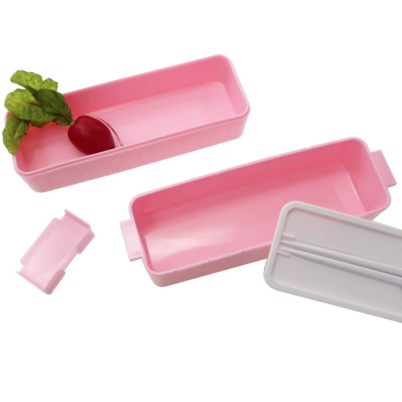 My Little Patern Lunch Box with Chopsticks, 2-tier Lunch Box,