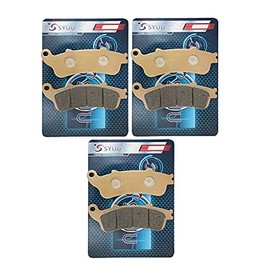 S SYUU Motorcycle Replacement Front Rear Brake Pads Brakes compatible with HONDA 1800 GL1800 GL1800A GL1800B ABS GOLDWING 2001-2015 VFR 800 A Fi ST 1300 CBR 1100 VTX 1800 FA261FR