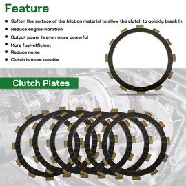 Clutch Kit Heavy Duty Springs & Cover Gasket Compatible with Suzuki Intruder 800 VS800GL/GLV 1992-2004 Boulevard S50 VS800 2006-2009 Intruder 700 750