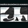 Delux Mouse Ergonómico, Pantalla Oled, Rueda De Pulgar, Rgb
