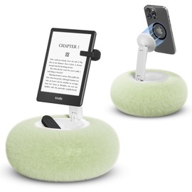 SupeDesk SupeDesk Magnetic Phone Pillow Stand, Adjustable Phone Holder for Bed,Lap,Desk, Cozy Pillow Holder with Bowl and Suction Cup, Compatible with 3.5-7" iPhone,E-Reader, Kindle, Green