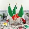 Newperlite Mexico Stick Flag Mexican Small Mini Hand Held Flags