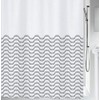 Spirella 180 x 200 cm, Black Vagues Collection, Textile Shower