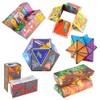Set of 6 Magic Cube Speed Cube Set Folding Cube