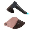 Hatchet Sheath,Axe Sheath Leather Axe Blade Cover for Camping Accessories