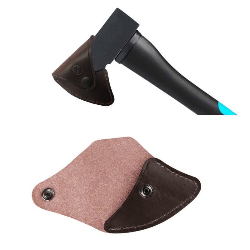 Hatchet Sheath,Axe Sheath Leather Axe Blade Cover for Camping Accessories