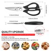 Kitchen Scissors, Dismountable, Stainless Steel Poultry Scissors with Non-Slip Handle,
