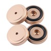 4PCS 40*10mm Aluminium Alloy Amplifier Pad Anodizing Sand Blasting Amplifier