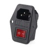 HiLetgo 3pcs AC 250V 10A 3 Terminal Power Socket with