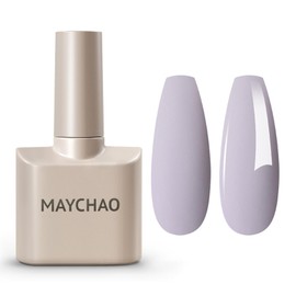 MAYCHAO 15ML Gel Nail Polish 1Pc Lavender Gel Polish Soak Off UV LED Nail Polish Nail Art Starter Manicure Salon DIY at Home, 0.5 OZ