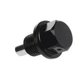 CGEAMDY Magnetic Oil Drain Plug of Modification of Titanium Alloy, Magnetic Car Oil Screw Kit with Washer, Oil Pan Screw Universal (12 x 1.5 cm)