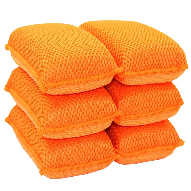 Commercial Miracle Microfiber Kitchen Sponge by Scrub-It - Large -