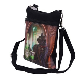 Nemesis Now Lisa Parker Absinthe Shoulder Bag, Black, 23 cm, black