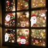 Bigqin Window Stickers for Christmas Winter Window Decoration Snowflake Stickers,