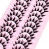 12mm Manga Natural Look False Eyelashes, Easy to Apply Doll