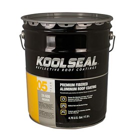 Kst Coating ASPHALTIC ROOF COATINGS KS0024600-20, 5 Gallon, Silver