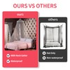 Mosquito Net For Bed, Dome Single Door White Bed Canopy,