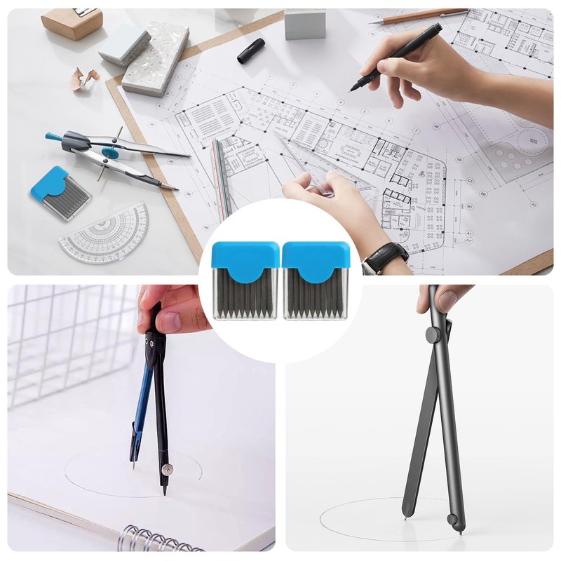 Pack of 20 Compass Leads, Black Compass Lead for Primary
