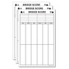 Bridge Score Pads Large Tallies (3-Pack) Tournament Game Score Sheets