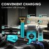 Hair Clippers for Men with LED Display, 4-Piece Cordless Grooming