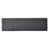 Tableware East Oblong Narrow Slate Plate, 11.0 inches (28 cm)